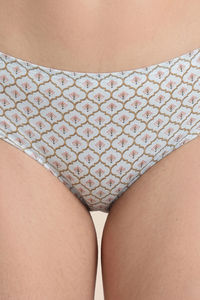 Zivame Zellij Dreams Low Rise Full Coverage Hipster Panty - Plume — thumbnail 6