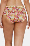 Zivame Bohemian Blooms Low Rise Full Coverage Hipster Panty - Snapdragon — thumbnail 3