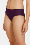 Zivame Low Rise Full Coverage No Visible Panty Line Hipster - Purple — thumbnail 5