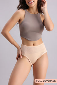 Zivame Spacer Full Rise Medium Coverage Hipster Panty - Bellini — thumbnail 1