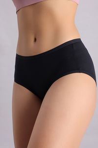 Zivame Marshmellow Medium Rise Full Coverage Hipster Panty - Anthracite — thumbnail 4