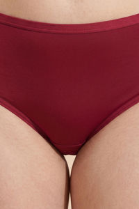 Zivame Marshmellow Medium Rise Full Coverage Hipster Panty - Rho Rhodendron — thumbnail 4