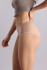 Zivame Marshmellow Medium Rise Full Coverage Hipster Panty - Roebuck — thumbnail 2