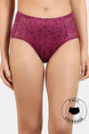 Zivame Rose Blush Vows Medium Rise Full Coverage Hipster Panty - Rhododendron — thumbnail 1