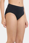 Zivame Medium Rise Full Coverage No Visible Panty Line Hipster - Anthracite — thumbnail 3