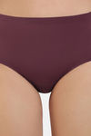 Zivame Medium Rise Full Coverage No Visible Panty Line Hipster - Burgundy — thumbnail 4