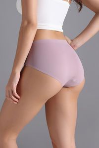 Zivame Medium Rise Full Coverage No Visible Panty Line Hipster - Elderberry — thumbnail 3