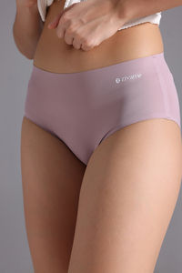Zivame Medium Rise Full Coverage No Visible Panty Line Hipster - Elderberry — thumbnail 5