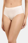 Zivame Striped Jacquard Medium Rise Full Coverage Hipster Panty  - Morganite — thumbnail 3