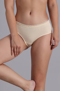 Zivame Dreamcatcher Regular Rise Full Coverage Hipster Panty - ECRU — thumbnail 2