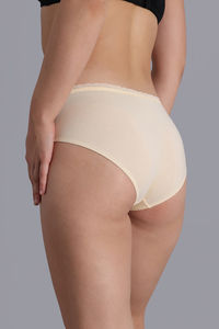 Zivame Dreamcatcher Regular Rise Full Coverage Hipster Panty - ECRU — thumbnail 3