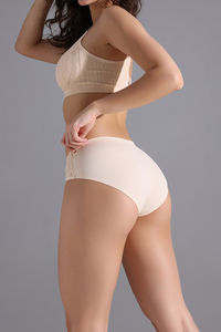 Zivame Regular Rise Full Coverage Hipster Panty - Skin — thumbnail 3