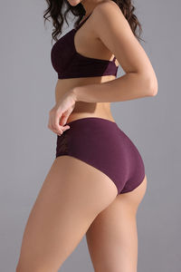 Zivame Love Potion Regular Rise Full Coverage Hipster Panty - Fig — thumbnail 3