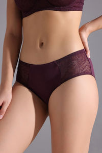 Zivame Love Potion Regular Rise Full Coverage Hipster Panty - Fig — thumbnail 4