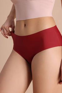 Zivame Freeform Regular Rise Full Coverage Hipster Panty - RedDahlia — thumbnail 4