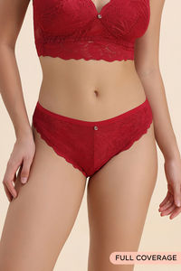 Zivame Enchanted Low Rise Full Coverage Bikini Panty - Scooter — thumbnail 1