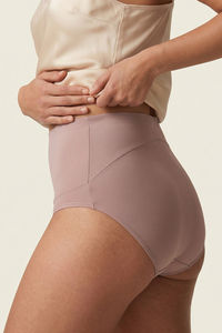Zivame High Rise Full Coverage Tummy Tucker Hipster Panty - Fawn — thumbnail 2