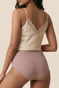 Zivame High Rise Full Coverage Tummy Tucker Hipster Panty - Fawn — thumbnail 3