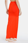 Zivame All Day Flared Mermaid Saree Shapewear - Orange — thumbnail 4