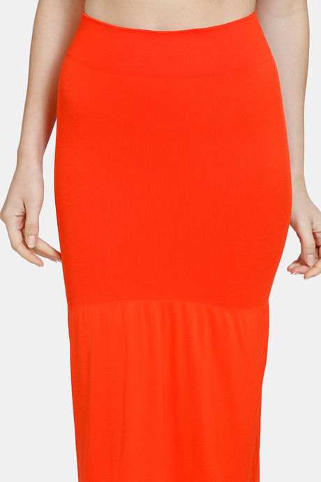 Zivame All Day Flared Mermaid Saree Shapewear - Orange — image 6