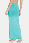 Zivame All Day Flared Mermaid Saree Shapewear - Turquoise — thumbnail 4
