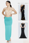 Zivame All Day Flared Mermaid Saree Shapewear - Turquoise — thumbnail 5