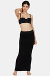 Zivame All Day Seamless Slit Mermaid Saree Shapewear - Black — thumbnail 5
