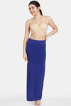 Zivame All Day Seamless Slit Mermaid Saree Shapewear - Blue — thumbnail 5