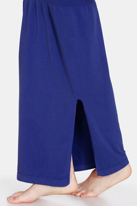 Zivame All Day Seamless Slit Mermaid Saree Shapewear - Blue — image 7