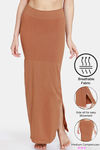 Zivame All Day Seamless Slit Mermaid Saree Shapewear - Brown — thumbnail 1