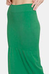 Zivame All Day Seamless Slit Mermaid Saree Shapewear - Green — thumbnail 6