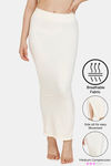 Zivame All Day Seamless Slit Mermaid Saree Shapewear - Ivory — thumbnail 1