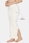 Zivame All Day Seamless Slit Mermaid Saree Shapewear - Ivory — thumbnail 3