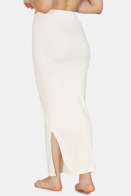 Zivame All Day Seamless Slit Mermaid Saree Shapewear - Ivory — image 4