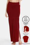 Zivame All Day Seamless Slit Mermaid Saree Shapewear - Maroon — thumbnail 1