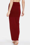 Zivame All Day Seamless Slit Mermaid Saree Shapewear - Maroon — thumbnail 4