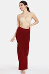 Zivame All Day Seamless Slit Mermaid Saree Shapewear - Maroon — thumbnail 5
