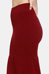 Zivame All Day Seamless Slit Mermaid Saree Shapewear - Maroon — thumbnail 6