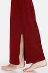 Zivame All Day Seamless Slit Mermaid Saree Shapewear - Maroon — thumbnail 7