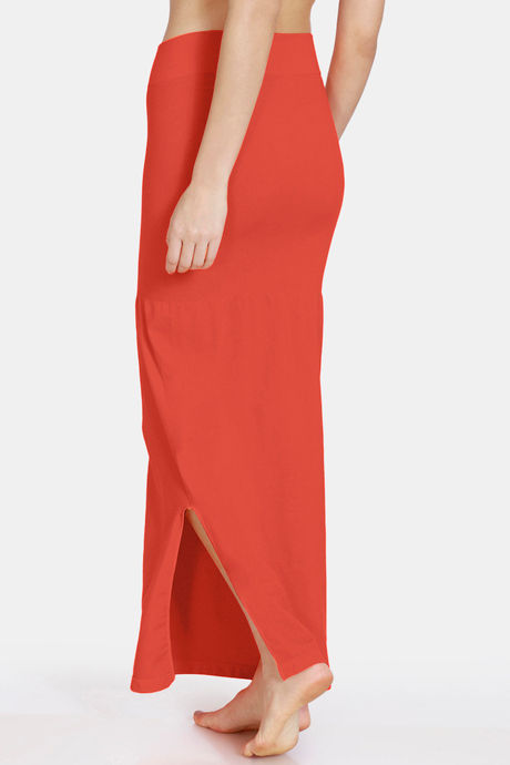 Zivame All Day Seamless Slit Mermaid Saree Shapewear - Orange — image 4