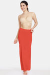 Zivame All Day Seamless Slit Mermaid Saree Shapewear - Orange — thumbnail 5