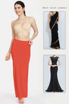 Zivame All Day Seamless Slit Mermaid Saree Shapewear - Orange — thumbnail 8