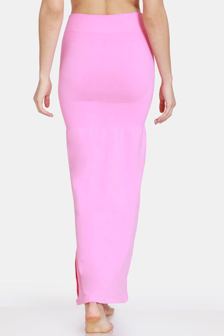 Zivame All Day Seamless Slit Mermaid Saree Shapewear - Pink — image 4