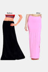 Zivame All Day Seamless Slit Mermaid Saree Shapewear - Pink — thumbnail 7