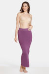 Zivame All Day Seamless Slit Mermaid Saree Shapewear - Purple — thumbnail 5