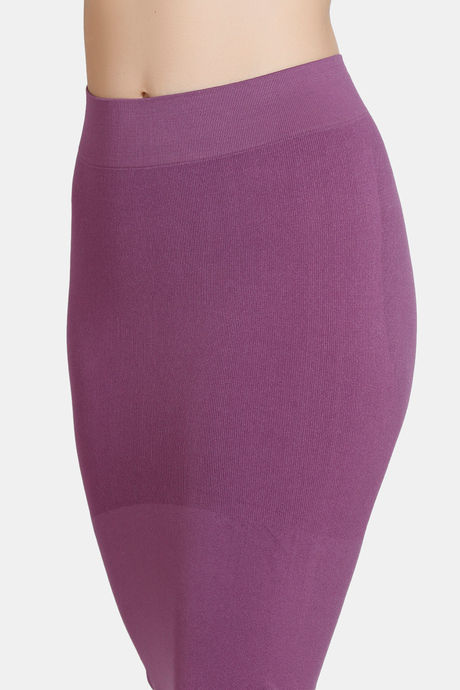Zivame All Day Seamless Slit Mermaid Saree Shapewear - Purple — image 6