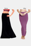 Zivame All Day Seamless Slit Mermaid Saree Shapewear - Purple — thumbnail 8
