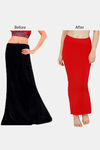 Zivame All Day Seamless Slit Mermaid Saree Shapewear - Red — thumbnail 8