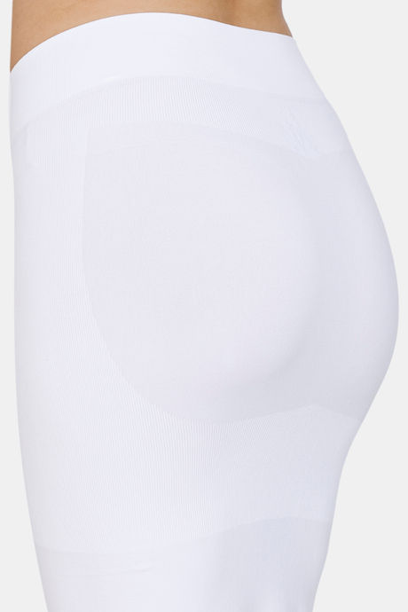 Zivame All Day Seamless Slit Mermaid Saree Shapewear - White — image 6
