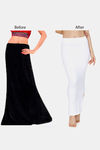 Zivame All Day Seamless Slit Mermaid Saree Shapewear - White — thumbnail 8
